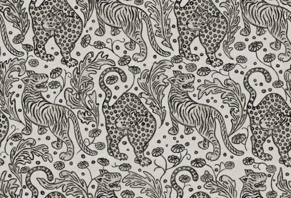 Rebel Walls tapeet Year Of The Tiger, Graphite R19215