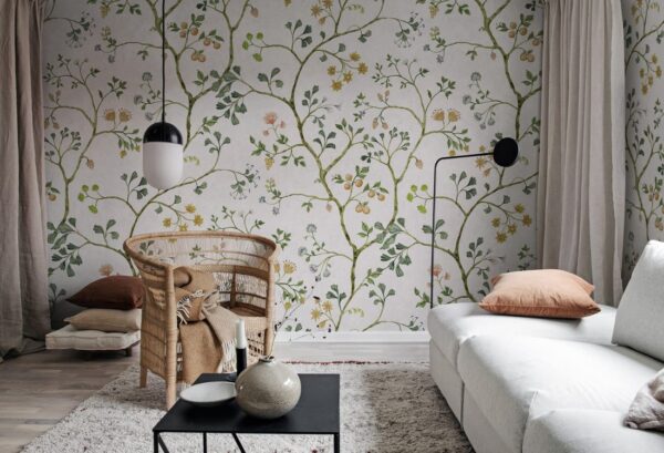 Rebel Walls pilttapeet Song Tree, Pearl R19234