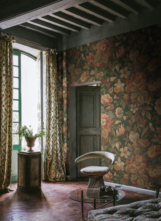 Rebel Walls pilttapeet Vintage Flora, Green R19238
