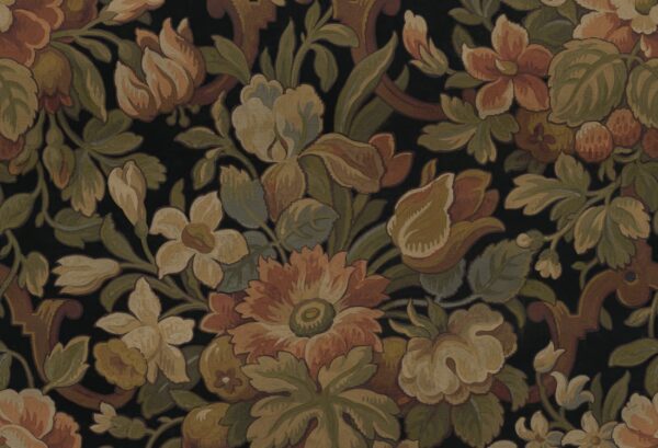 Rebel Walls pilttapeet Vintage Flora, Ebony R19241