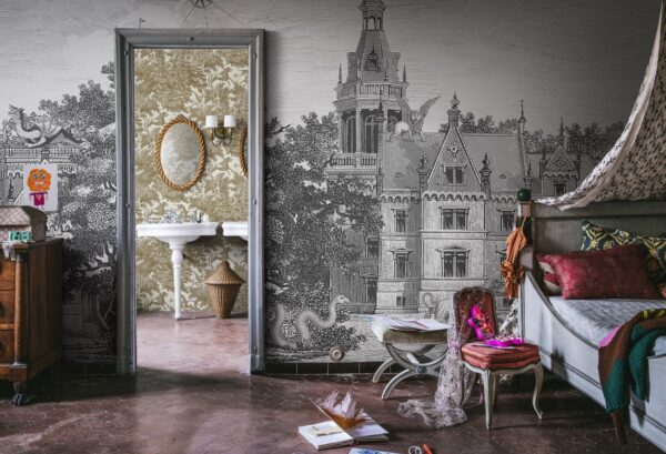 Rebel Walls pilttapeet Fairyland, Graphite R19256