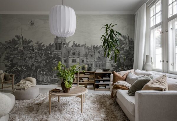 Rebel Walls pilttapeet Fairyland, Graphite R19256