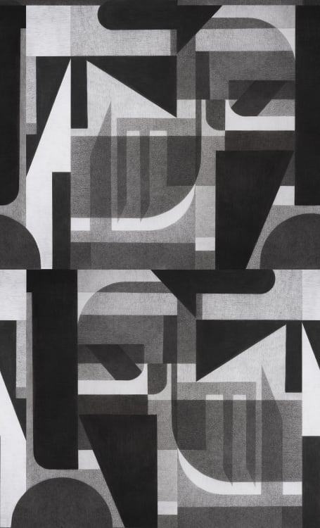Rebel Walls pilttapeet Vaasa, Graphite R19285