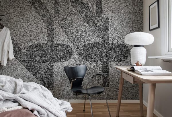 r19294_interior2 Rebel Walls pilttapeet Birdseye, Graphite R19294