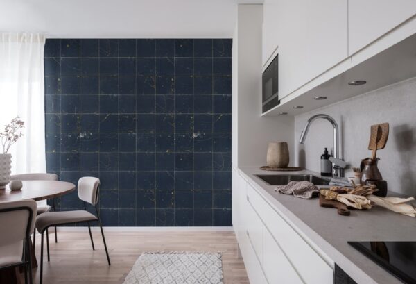 Rebel Walls pilttapeet Kintsugi Dark Blue R19295