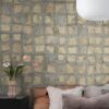 r19299_interior1 Rebel Walls pilttapeet Gold Leaves Gold R19299