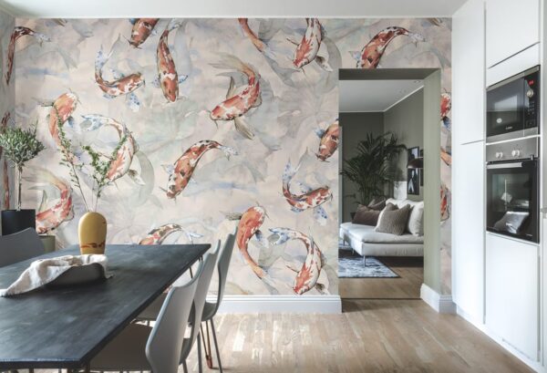 Rebel Walls pilttapeet Koi, Coral R19301