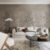 Rebel Walls pilttapeet Chinoiserie Haze, Sand R19303
