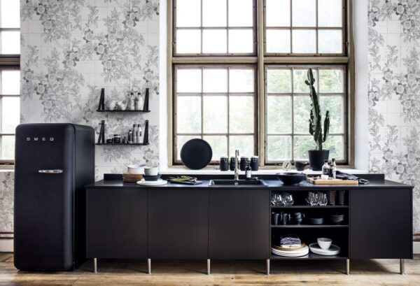 Rebel Walls pilttapeet Rose Tiles, Graphite R19310