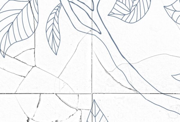 Rebel Walls pilttapeet Rose Tiles, Blue R19311