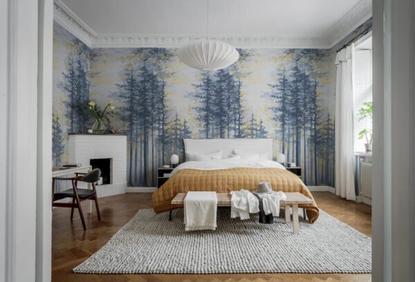 r19312_interior1 Rebel Walls pilttapeet Daybreak, Blue R19312