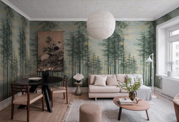 r19313_interior1 Rebel Walls pilttapeet Daybreak, Green R19313