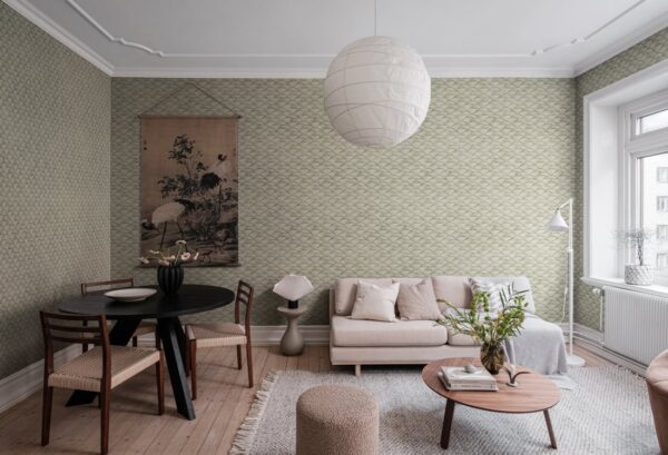 r19315_interior1 Rebel Walls pilttapeet Ripple Green R19315