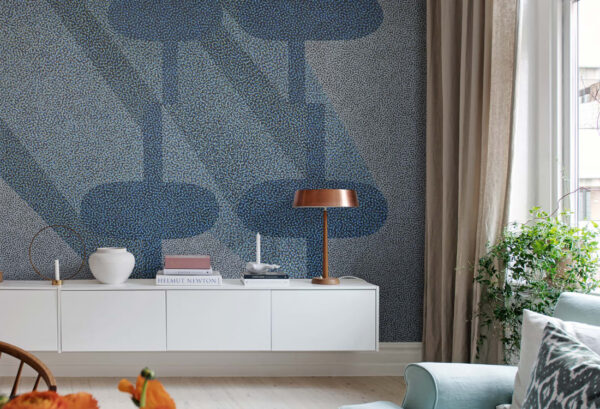 r19327_interior2 Rebel Walls pilttapeet Birdseye, Blue R19327