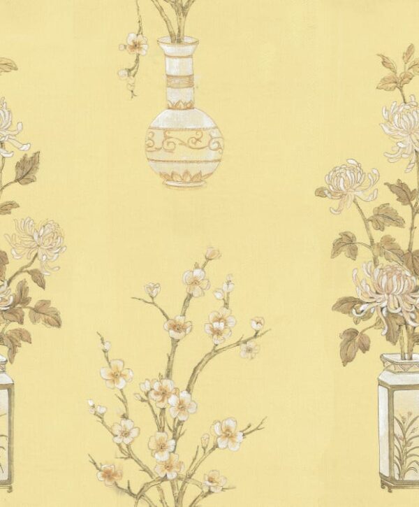 Rebel Walls pilttapeet Japanese Vases Saffron R19342