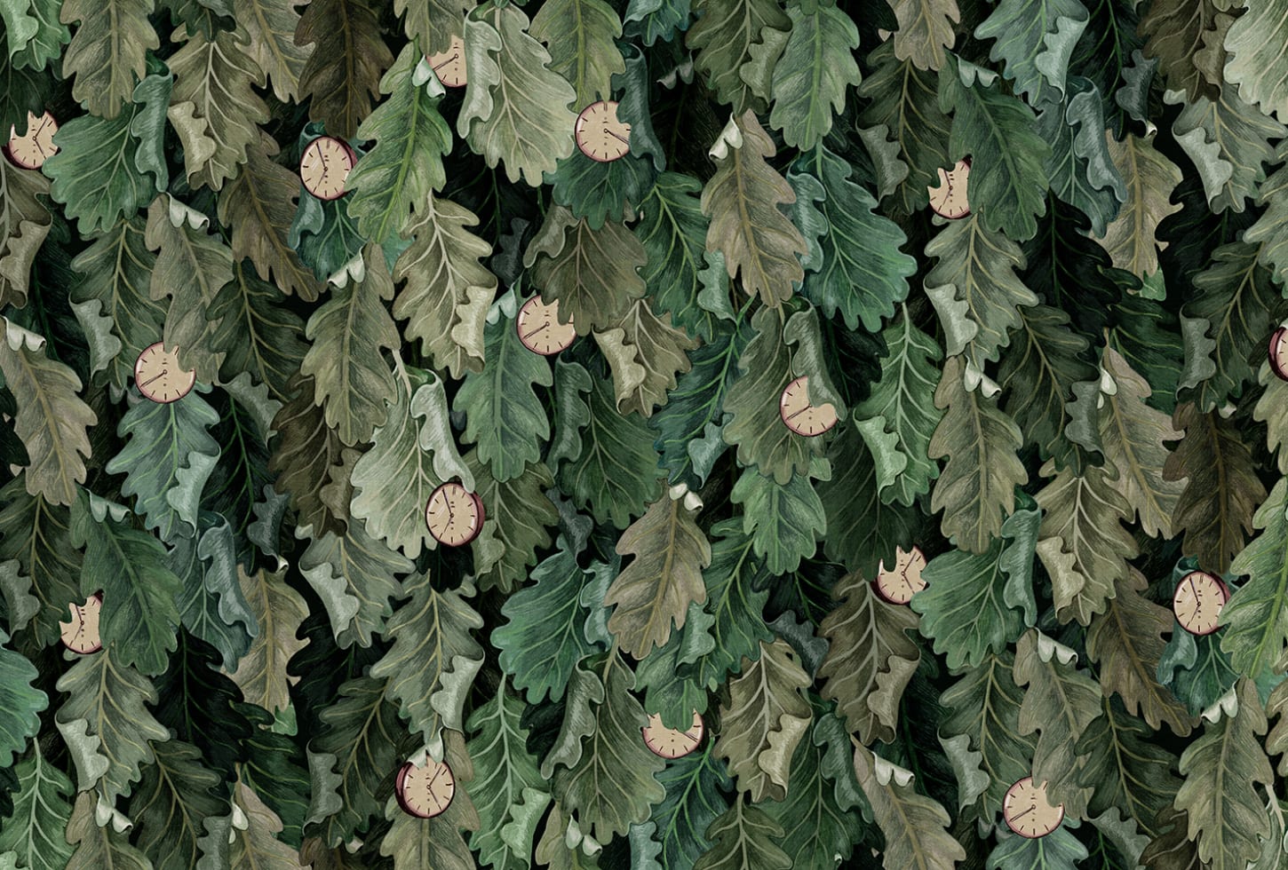Rebel Walls pilttapeet Timeless Green R19354