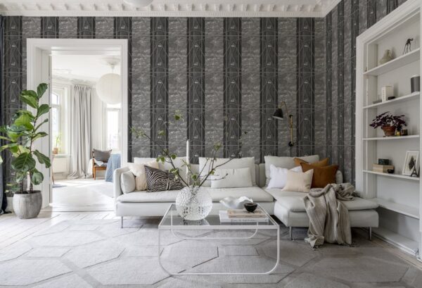Rebel Walls pilttapeet Skyrise, Graphite R19360