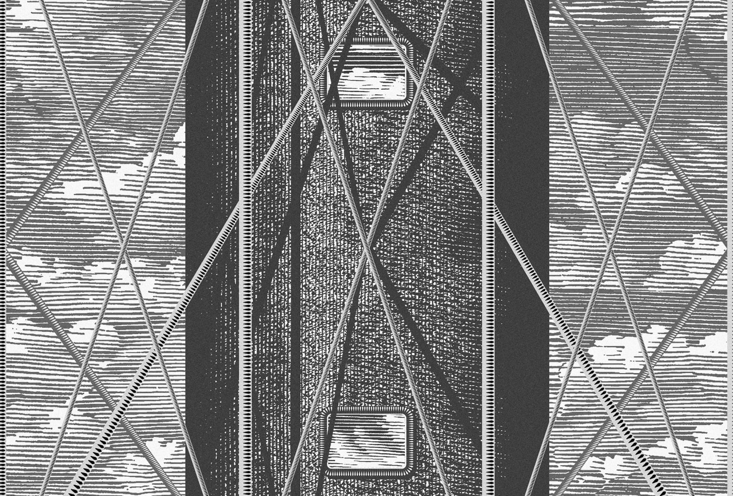 Rebel Walls pilttapeet Skyrise, Graphite R19360