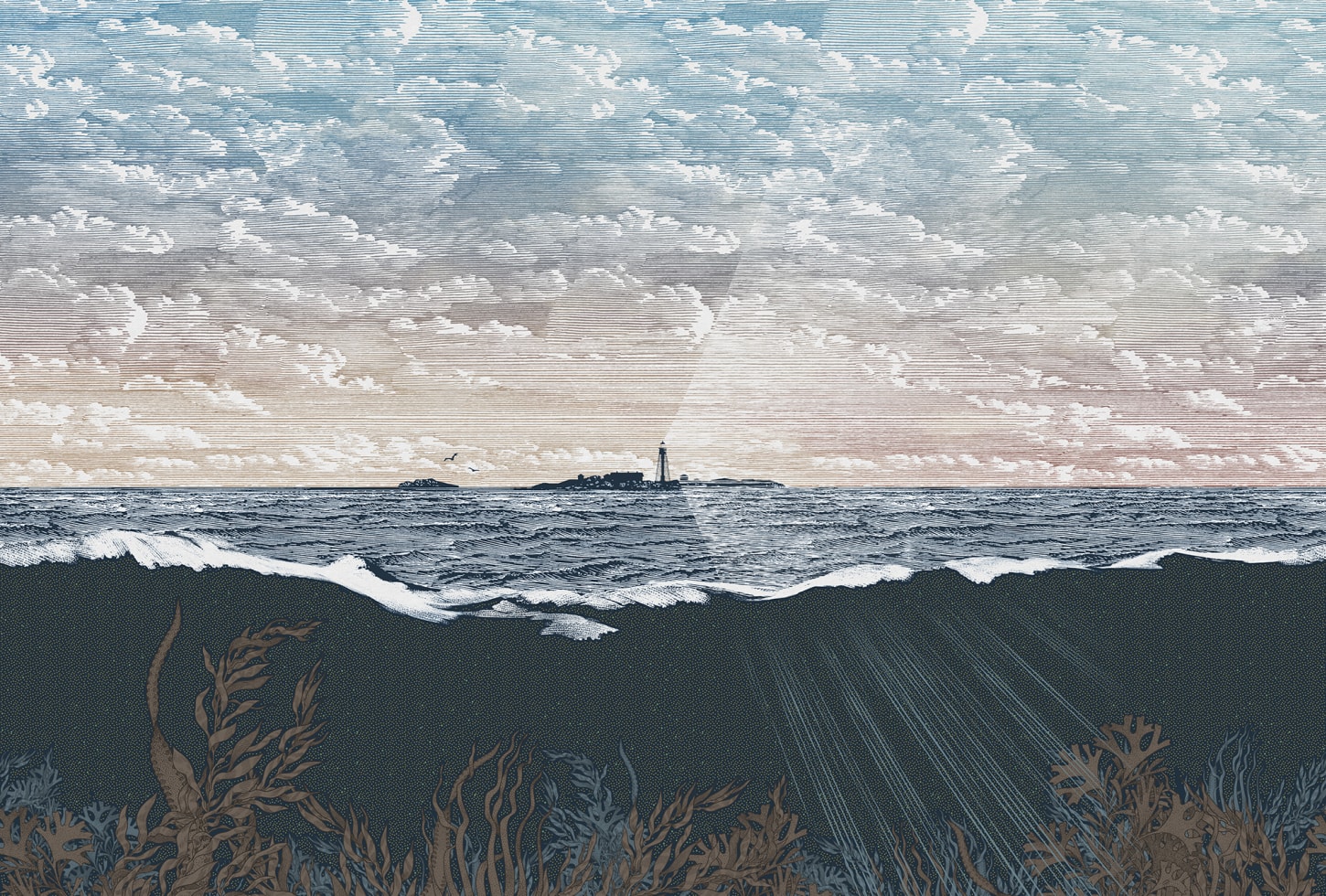 Rebel Walls pilttapeet Guiding Light, Dawn R19363