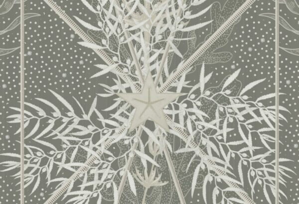 r19366_closeup1 Rebel Walls pilttapeet Seaweed & Stars, Green R19366