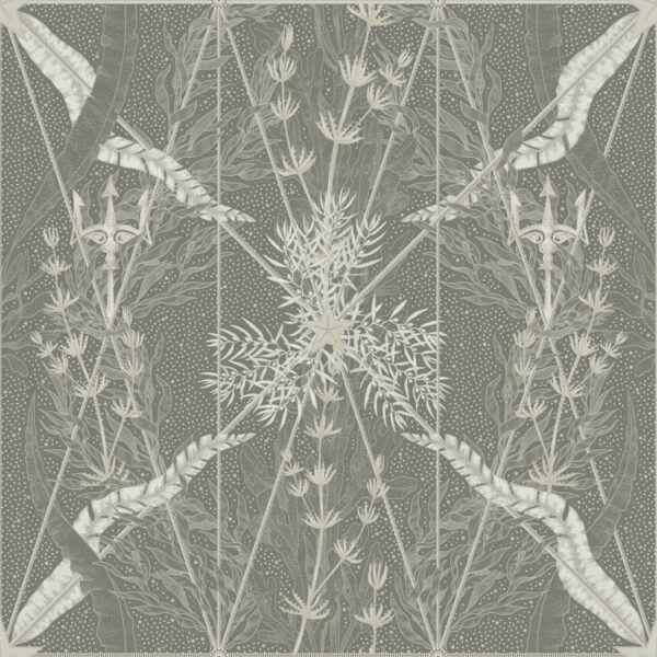 r19366_product Rebel Walls pilttapeet Seaweed & Stars, Green R19366