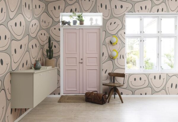 r19376_interior1 Rebel Walls pilttapeet Happy Rebel, Soft Pink R19376