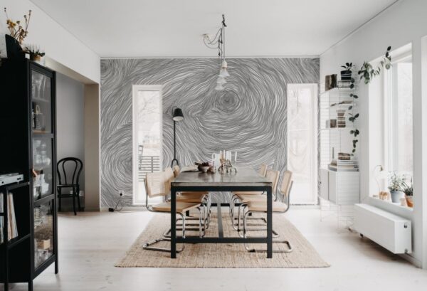 Rebel Walls pilttapeet Serenity Graphite R19382