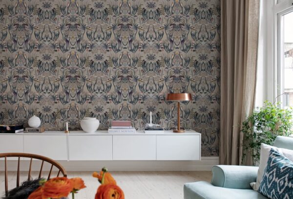 Rebel Walls pilttapeet The Swedish Forest Mini, Blue R19394