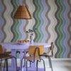 Rebel Walls pilttapeet Seventies Waves, Rainbow R19420