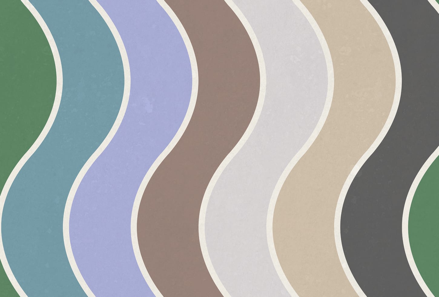 Rebel Walls pilttapeet Seventies Waves, Rainbow R19420