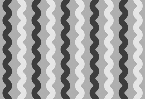 Rebel Walls pilttapeet Wobbly Black & White R19423