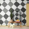 Rebel Walls pilttapeet Tremble, Black & White R19429