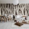 Rebel Walls pilttapeet Zebra Stripes, Brown R19447