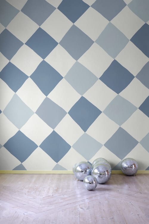 Rebel Walls pilttapeet Tremble, Blue R19480