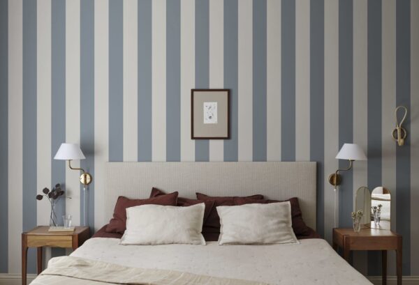 Sandberg tapeet Magnus, Indigo Blue S10105