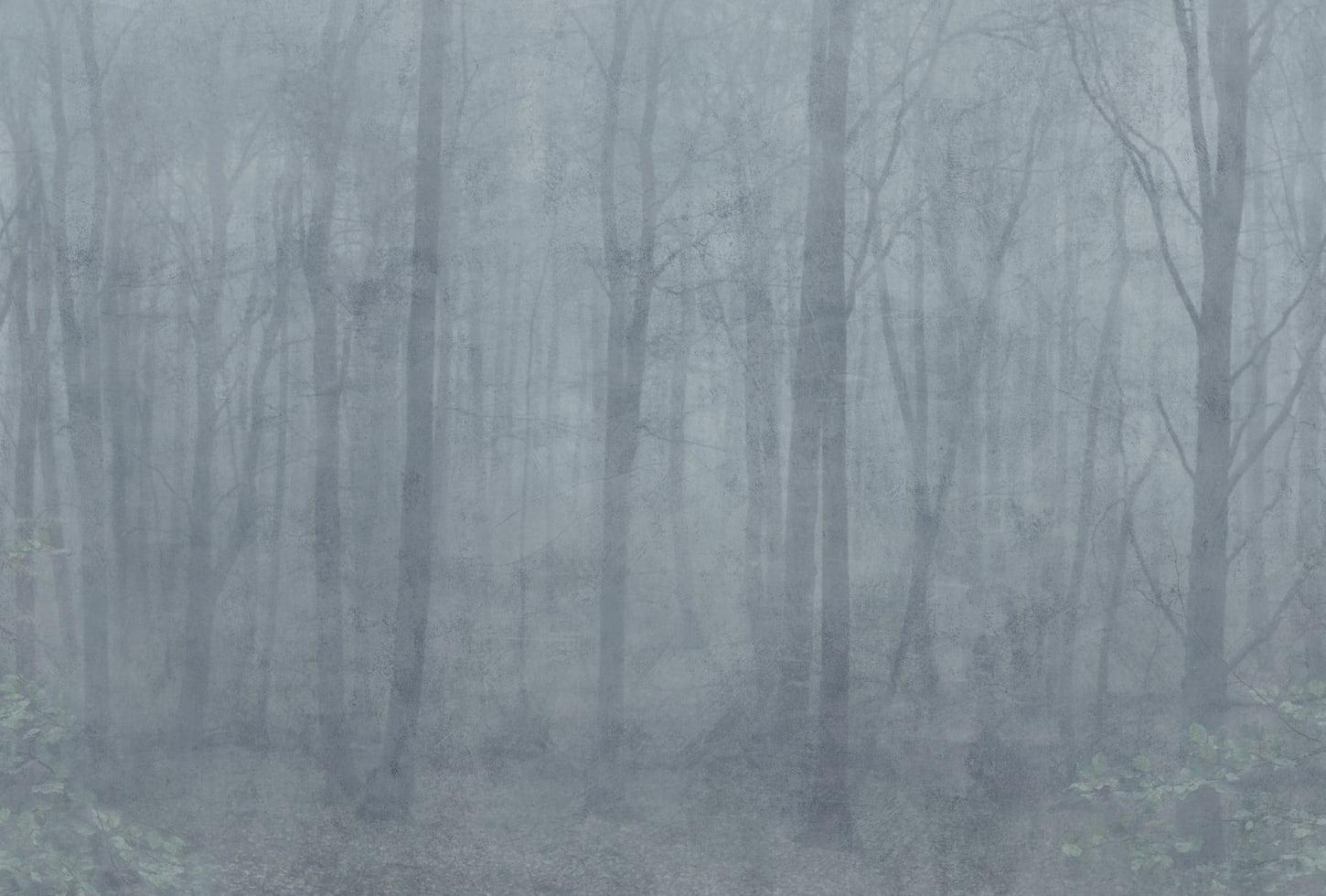 Sandberg pilttapeet Skog Misty Blue S10106