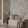 Sandberg tapeet Jon, Indigo Blue S10115