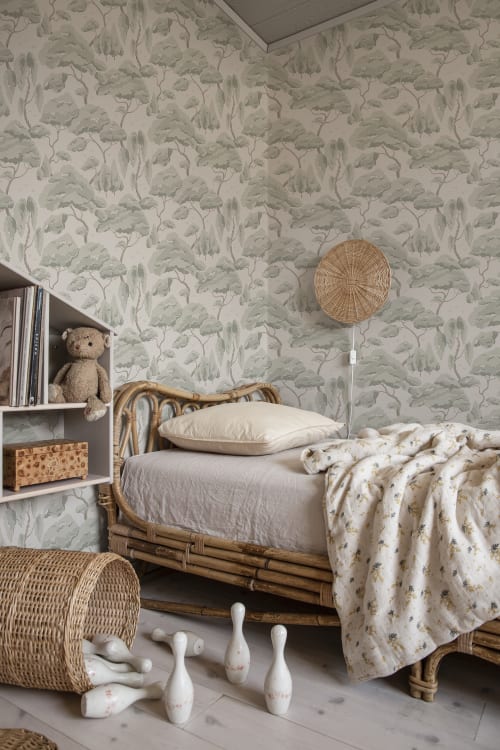Sandberg tapeet Kristoffer Spring Green S10123