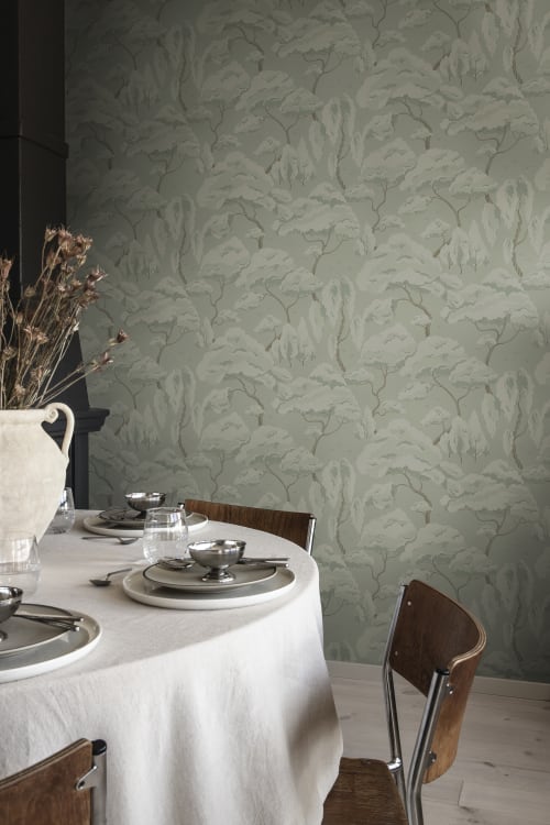 Sandberg tapeet Kristoffer Sage Green S10124