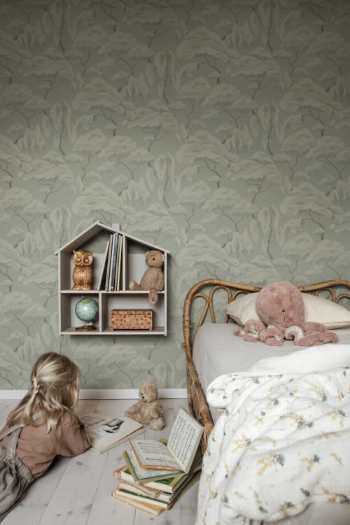 Sandberg tapeet Kristoffer Sage Green S10124