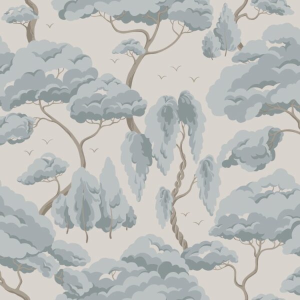 Sandberg tapeet Kristoffer Misty Blue S10125