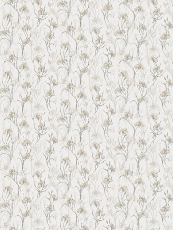 Sandberg tapeet Iris Powder Pink S10135