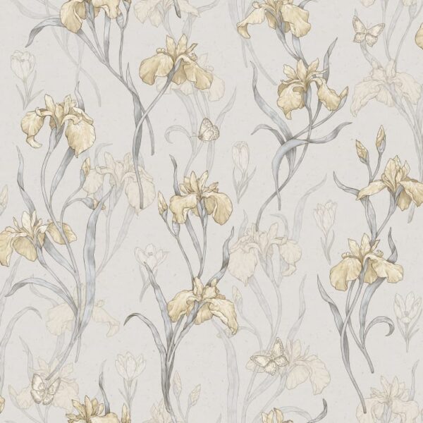 Sandberg tapeet Iris Amber S10136