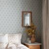 Sandberg tapeet Maskrosen, Soft Blue S10138
