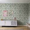 Sandberg tapeet Kersti Spring Green S10144