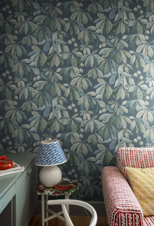 Sandberg tapeet Kersti Indigo S10146