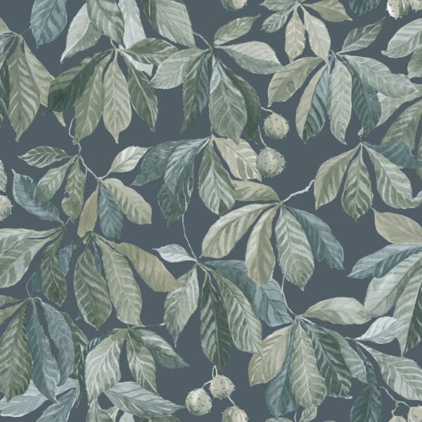 Sandberg tapeet Kersti Indigo S10146