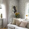 Sandberg tapeet Elmire Spring Green S10147