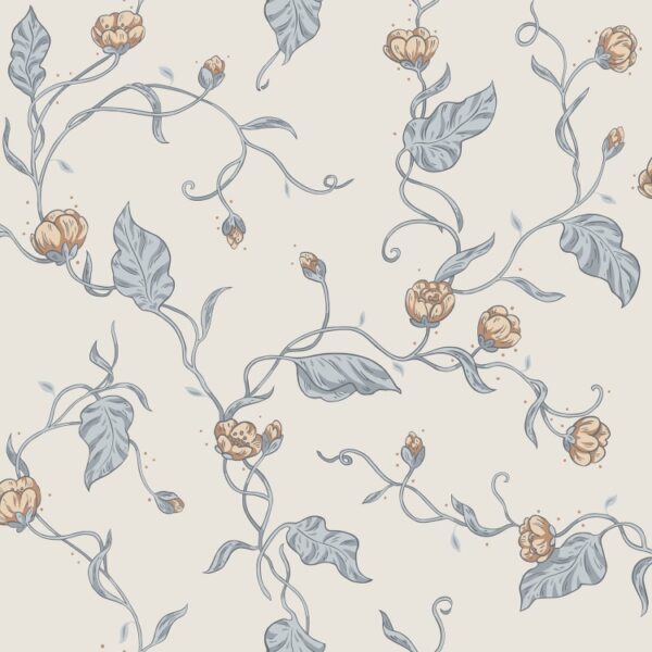 Sandberg tapeet Elmire Soft Blue S10148