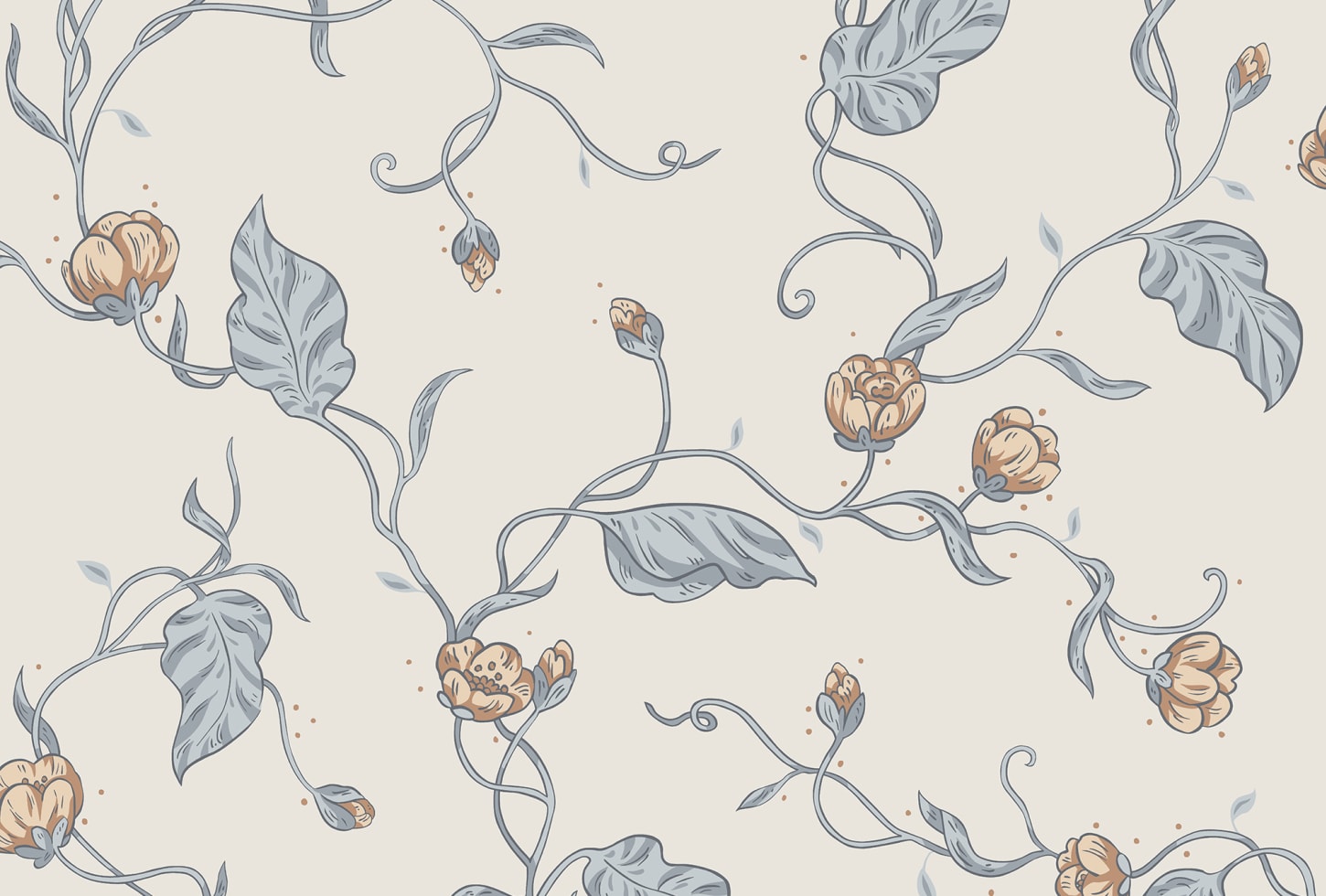 Sandberg tapeet Elmire Soft Blue S10148